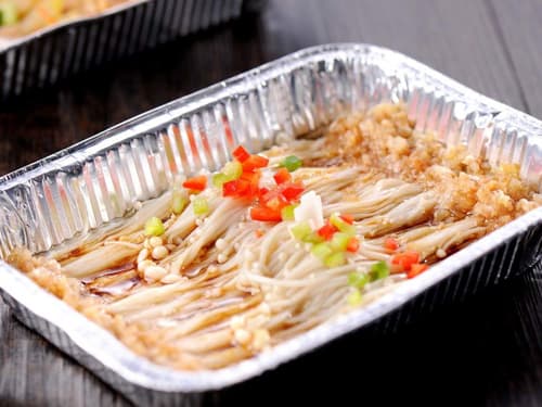 鹤峰锡纸烤金针菇